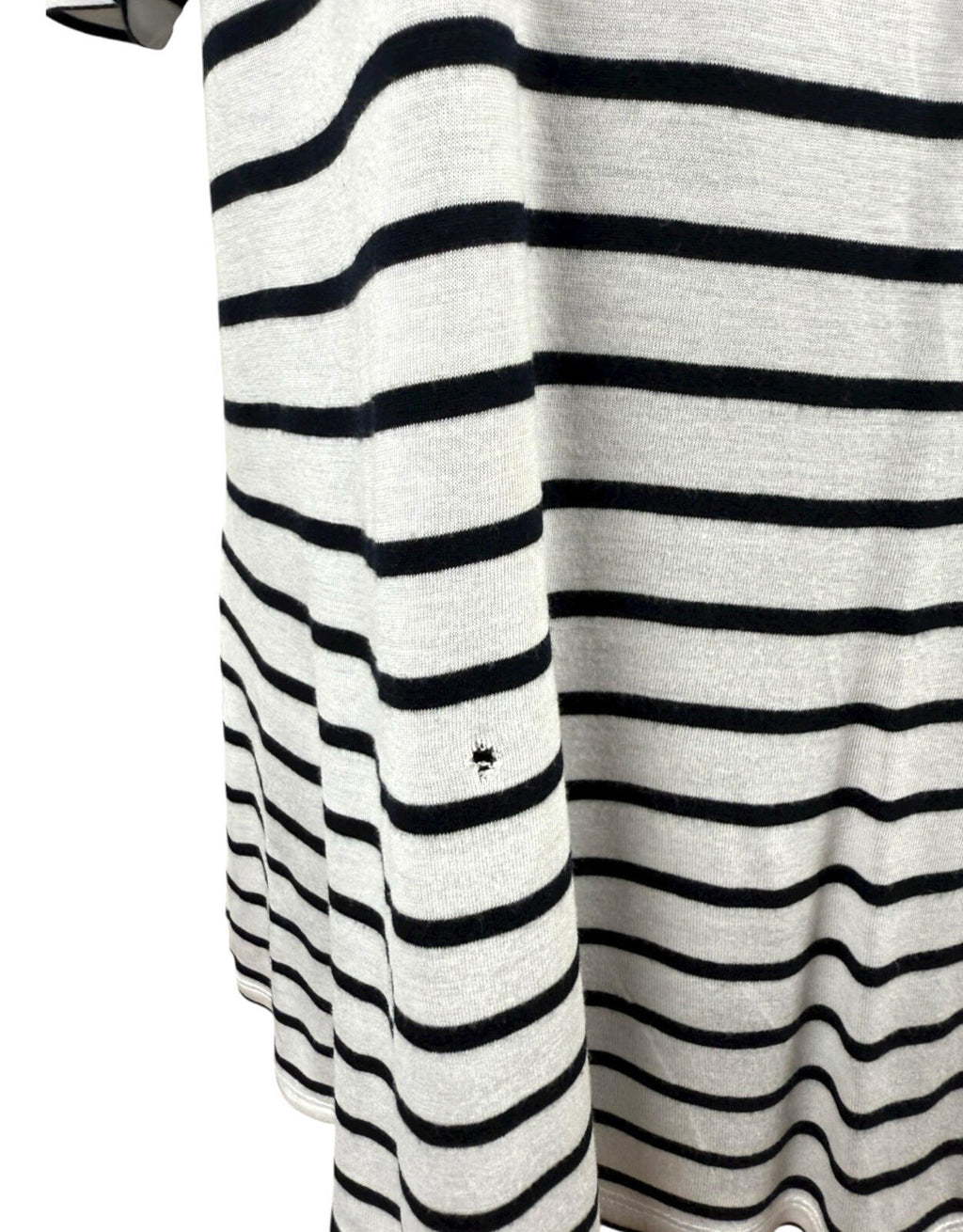 Marks & Spencer White Stripe T-Shirt Top Nautical Women’s UK Size 16