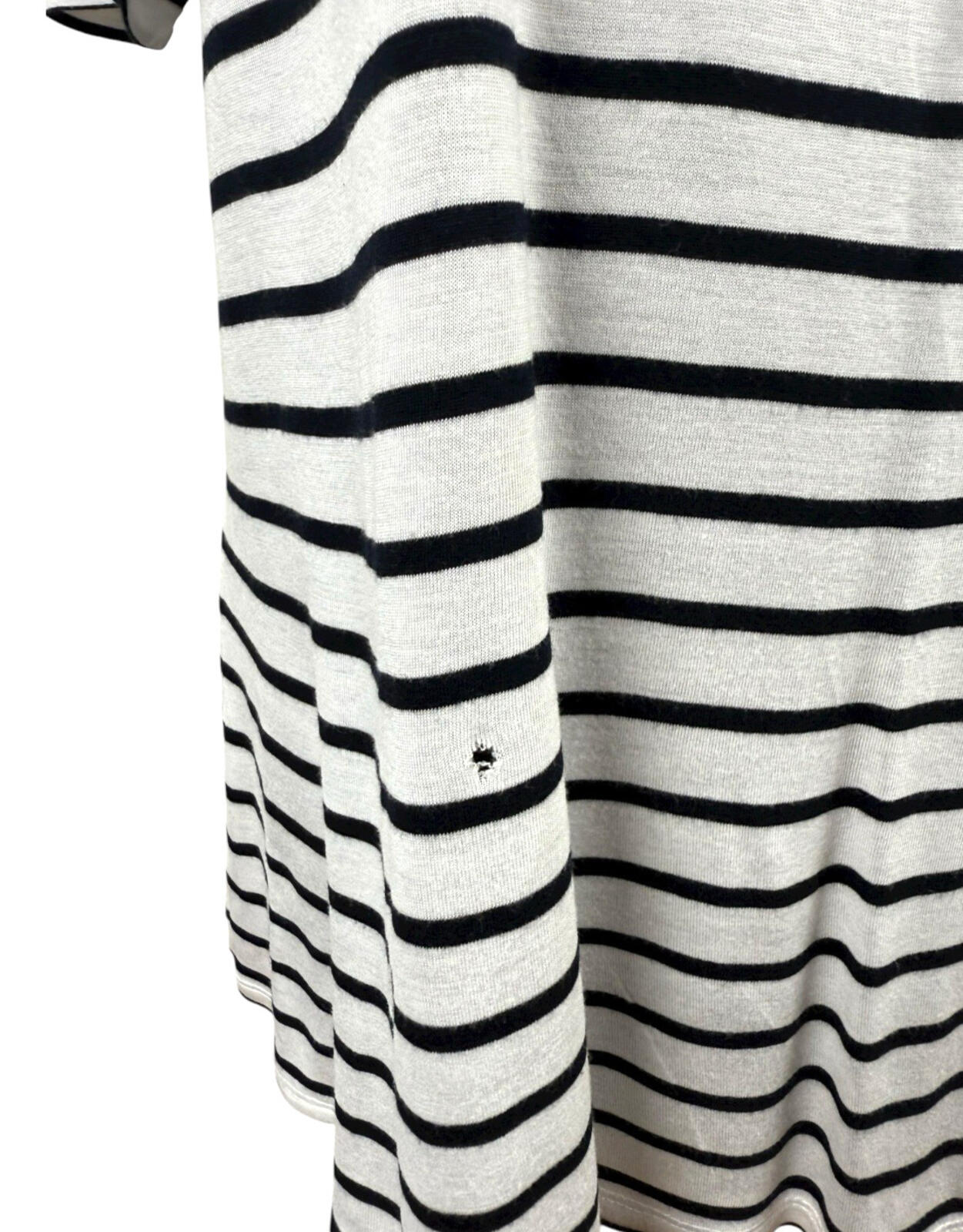 Marks & Spencer White Stripe T-Shirt Top Nautical Women’s UK Size 16