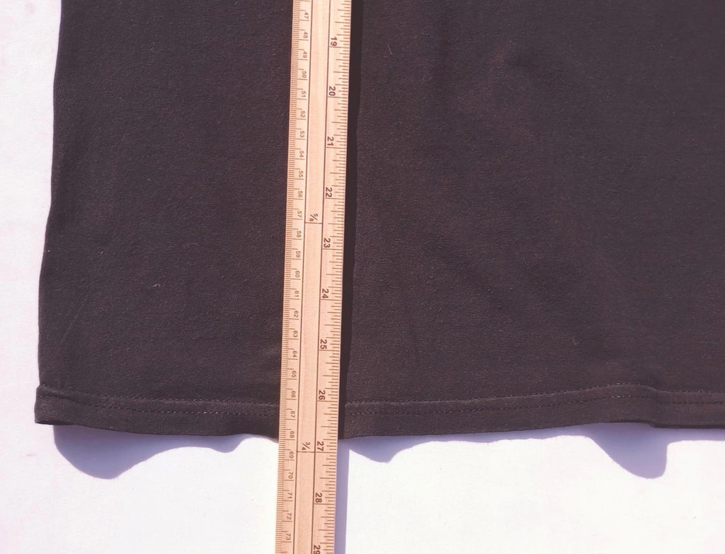 Graphic Print T-Shirt Men's UK Size M Black Crew Neck 100% Cotton Anxiety Theme