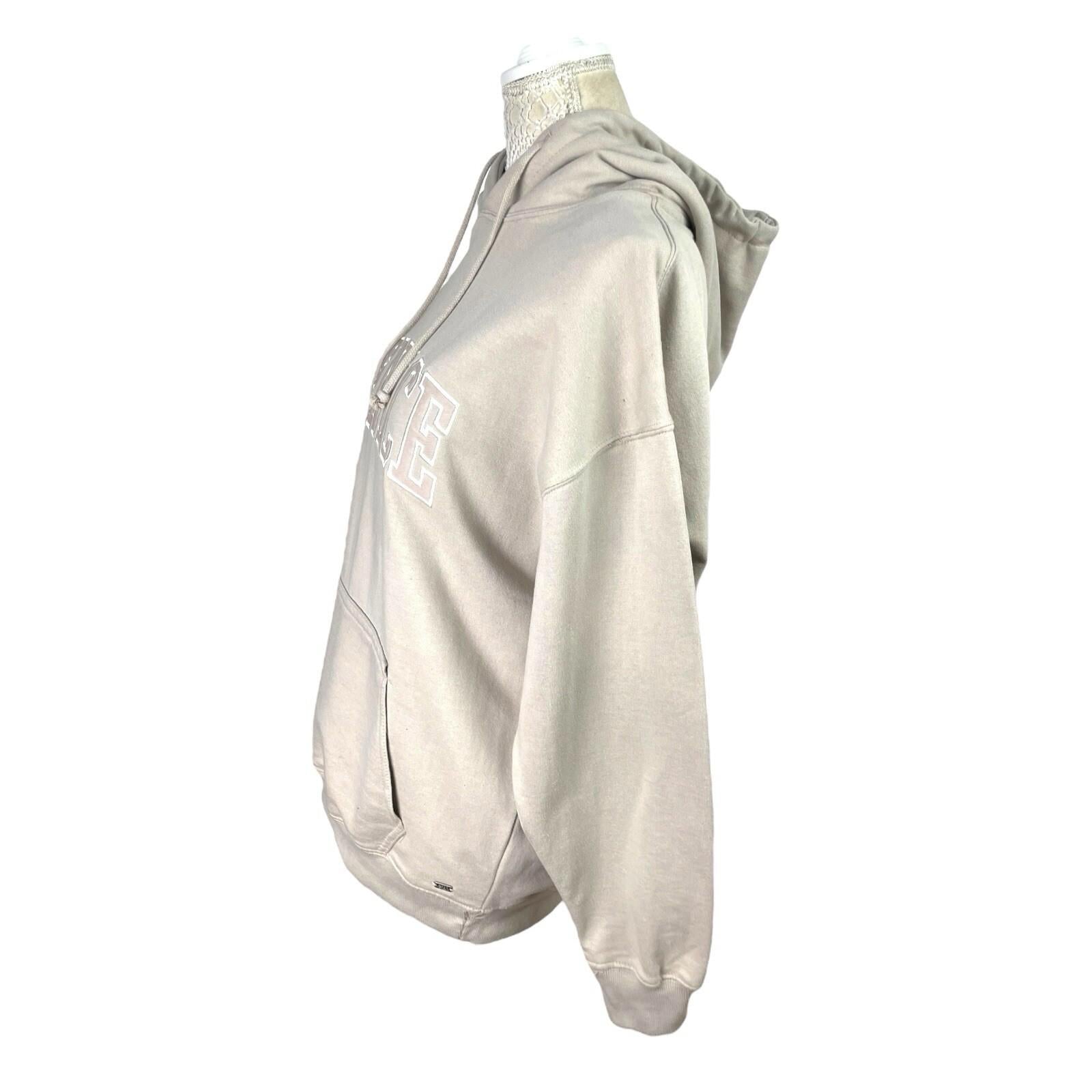 Pull&Bear Beige Oversized Hoodie Venice Women’s UK Size XS