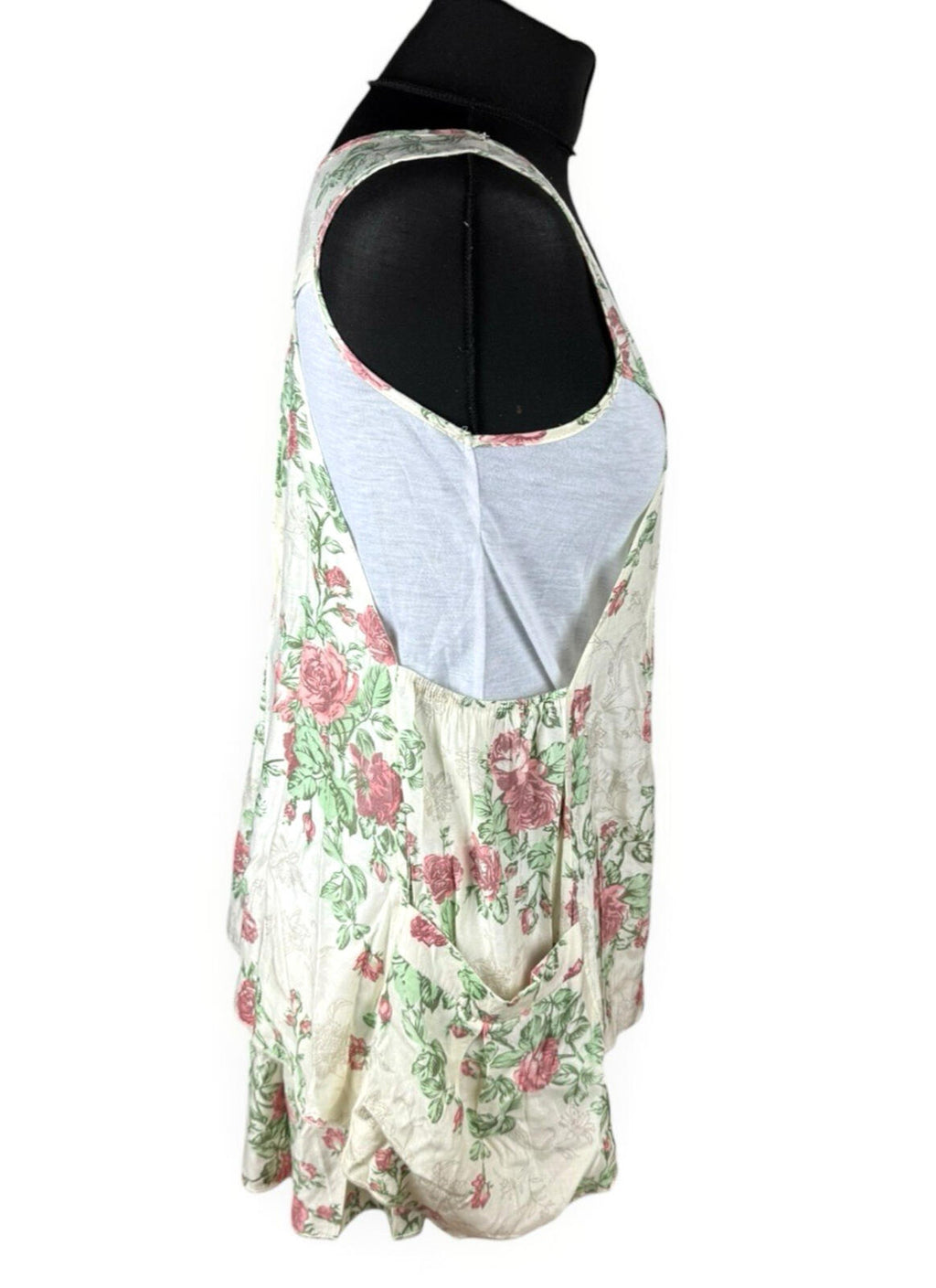 Apricot Pinafore Dress Layered Women’s UK Size M/L Mini Multicolour Summer