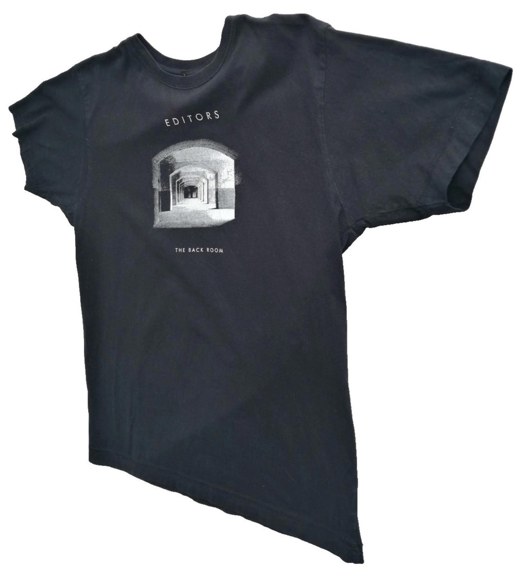 Back Room Liminal Graphic Print T-Shirt Men's Size L Black Crew Neck 100% Cotton