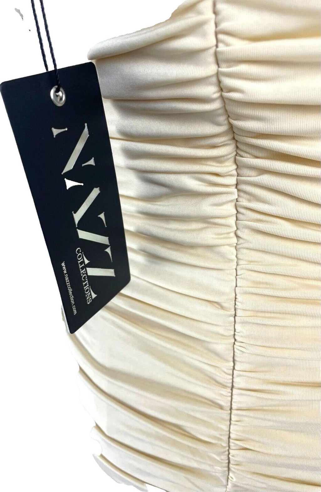 Nazz Collection Ballgown Dress Women's UK Size 14 Diamante Detail Ruched Prom