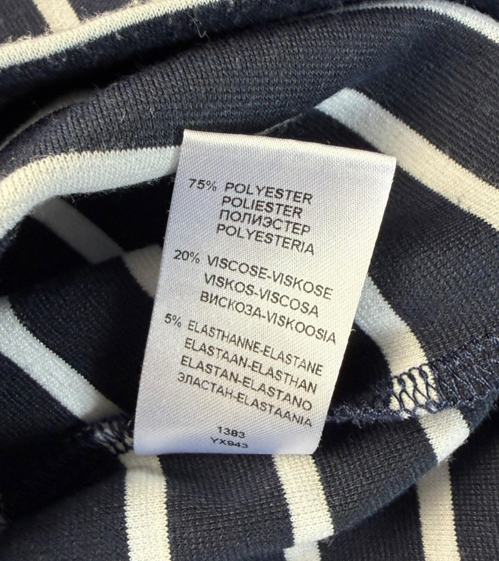 La Redoute Skater Dress Women’s UK Size Square Neck Mini Navy White Stripe