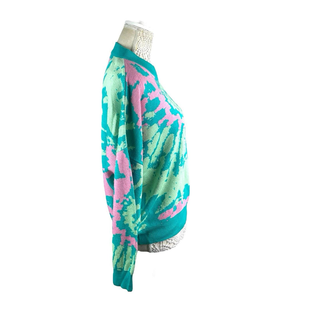 Boohoo Tie Dye Jumper Relaxed Fit Women’s UK Size M