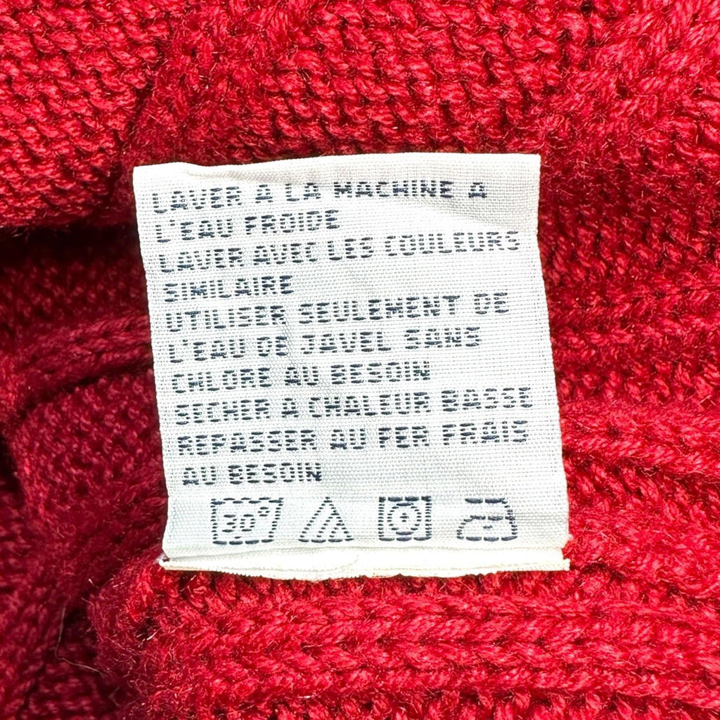 Nautica Knit Jumper Men's UK Size 2XL Red Stripe Embroidered Logo Sweater