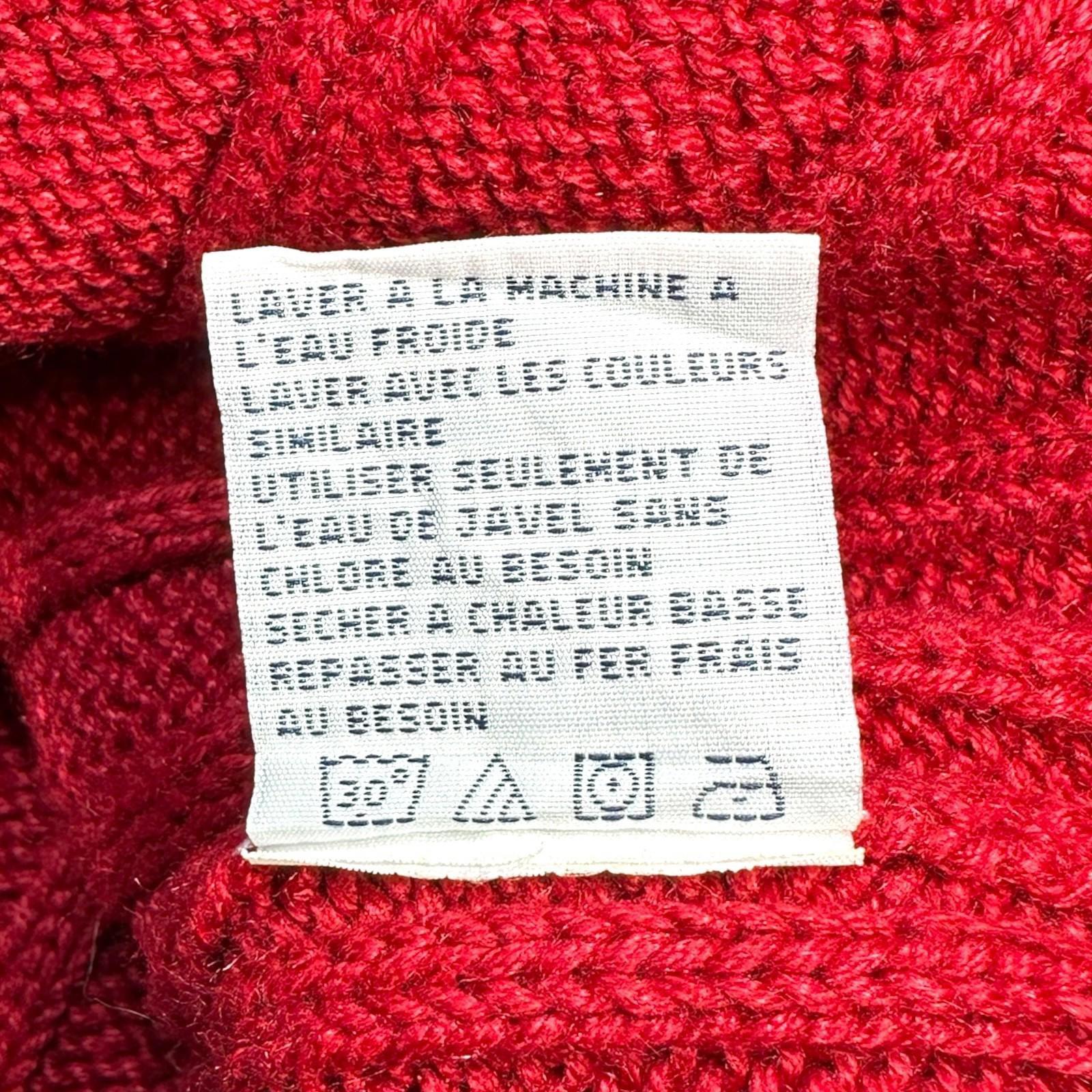 Nautica Knit Jumper Men's UK Size 2XL Red Stripe Embroidered Logo Sweater