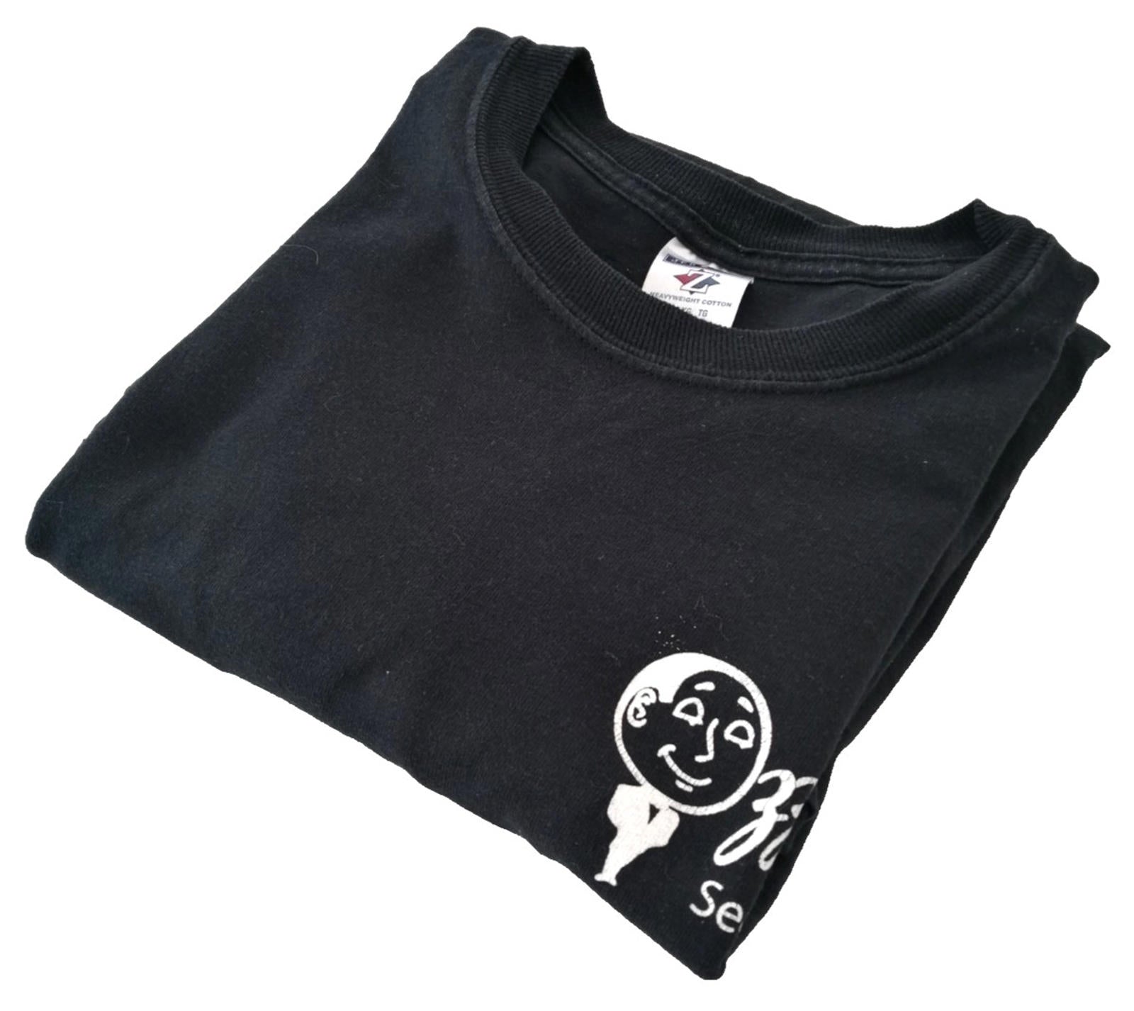 Staff Venue Graphic Print T-Shirt Men's Size XL Black Crew Neck 100% Cotton