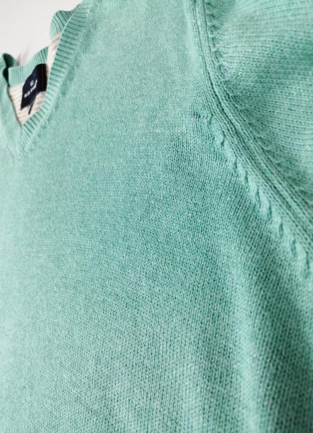 Blue Harbour Knit Jumper Men's Size M Teal Sweater Chest 38-40in 100% Cotton