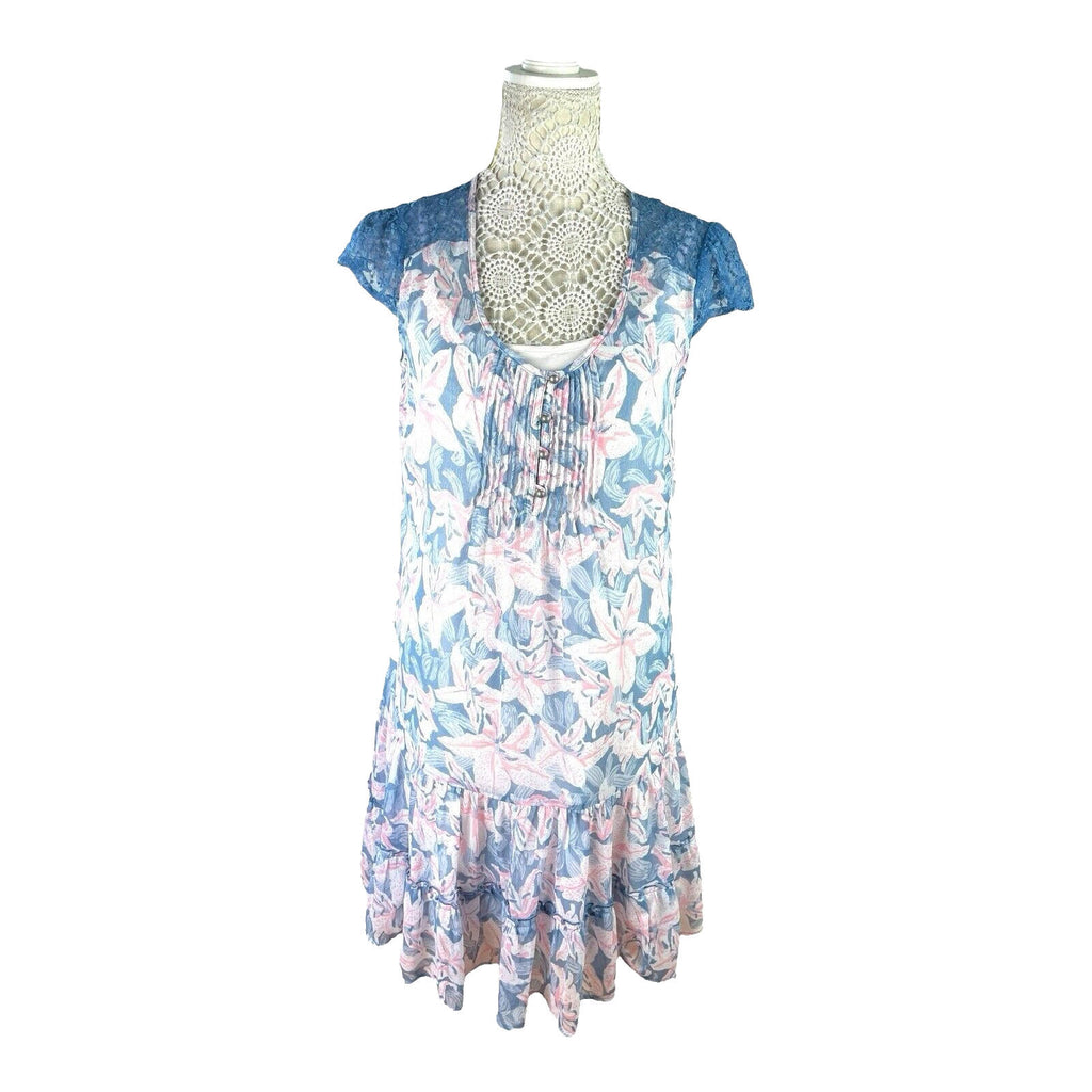Marks & Spencer Indigo Collection 2 Peice Mini Dress Floral Women’s UK Size 12