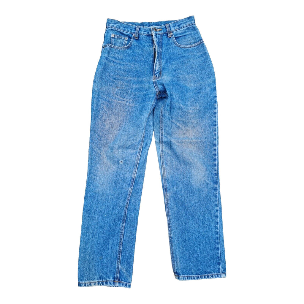 Georgio Rivera Retro Jeans Men's UK Size W30 L30 Blue Denim Straight Leg 90's