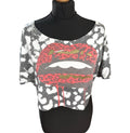 Understar Cropped T-shirt Graphic Print Relaxed Fit Women’s UK Size M