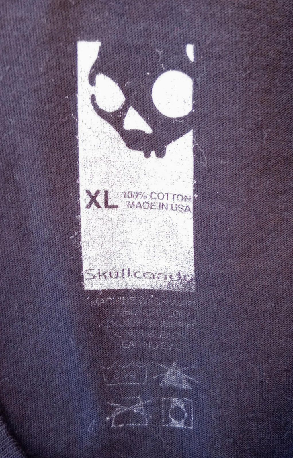 Skull Candy Graphic Print T-Shirt Men's UK Size XL Black Crew Neck 100% Cotton