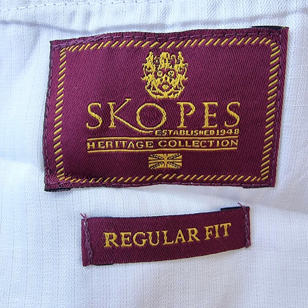 Skopes Chino Shorts Grey Pockets 100% Cotton Men's UK Size 6XL 54" Waist