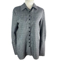 Storm Apparel Grey Check Shirt Top Women’s UK Size S