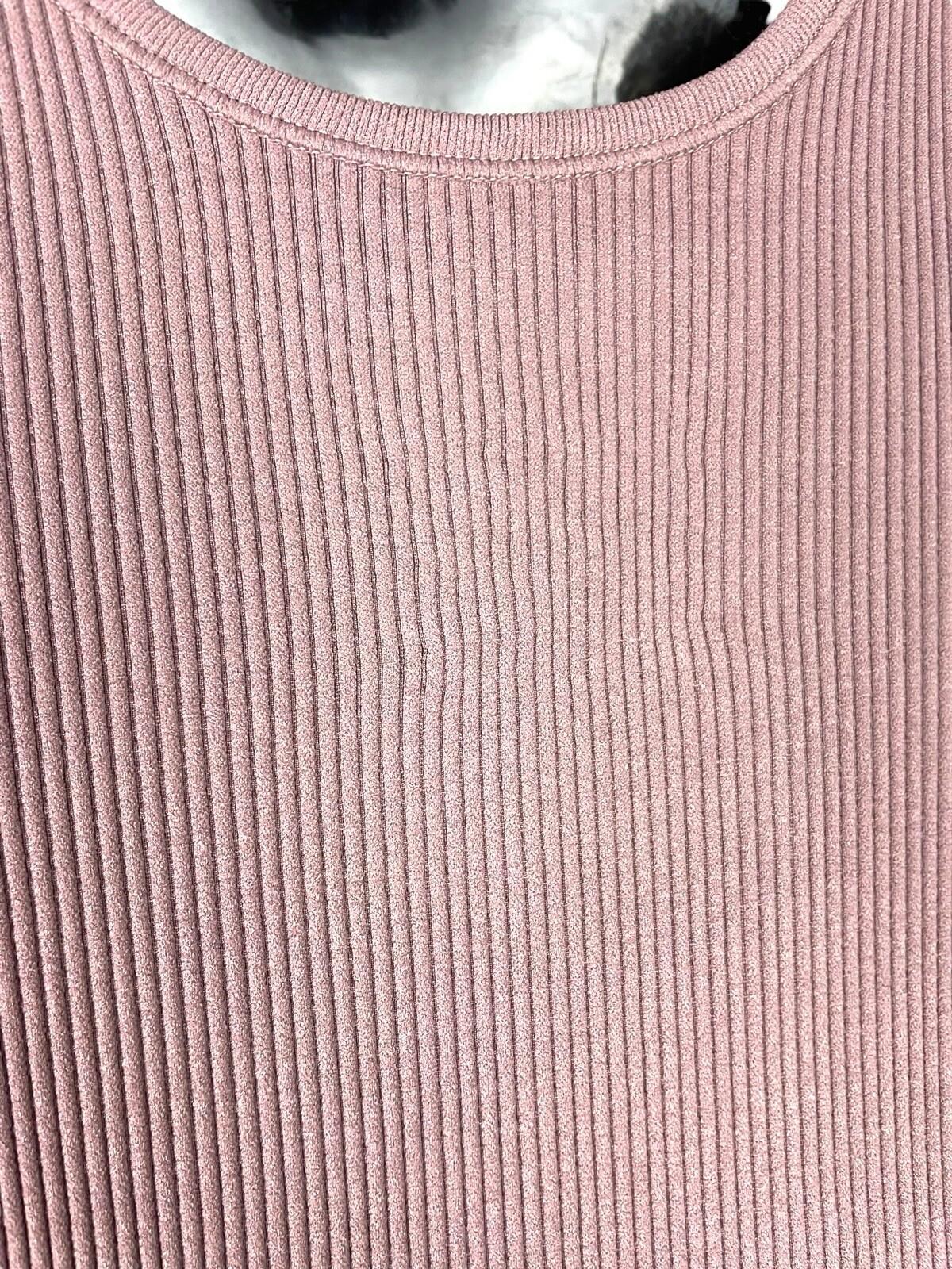 Inlyric Bodysuit Argyle Purple Ribbed Top Stretch Women’s UK Size 10