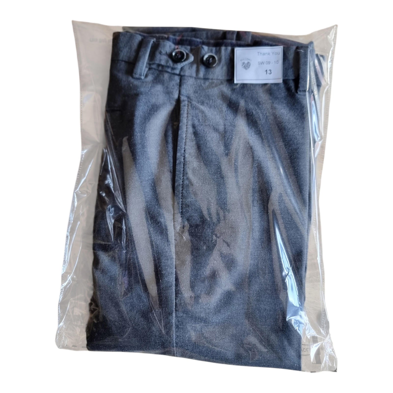 M&S Trousers Men's UK Size 38W 33L Grey Zip Front Zip Pockets Limited Edition