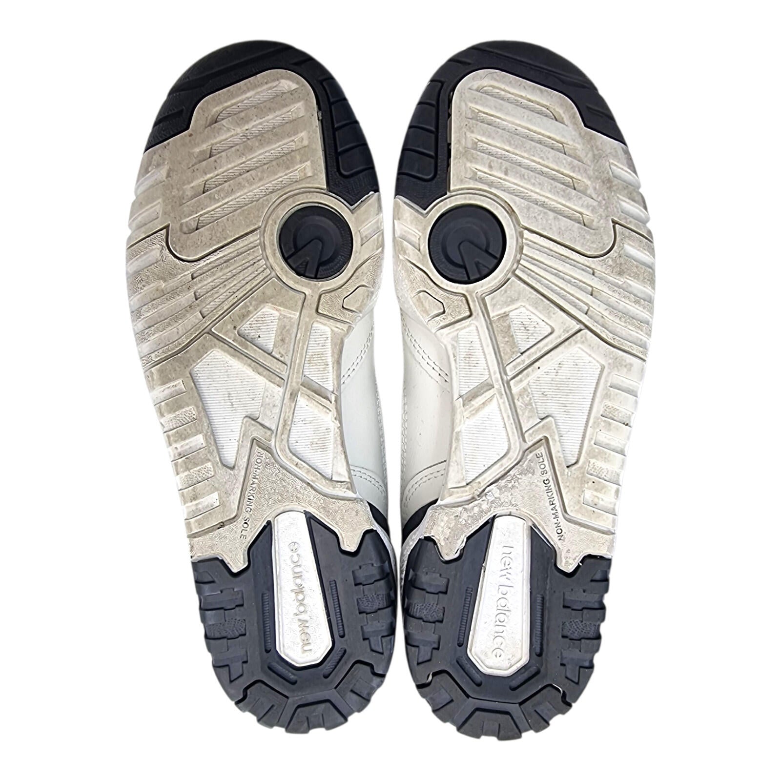 New Balance 550 Trainers Women's UK Size 4 Shoe White Black Synthetic Leather
