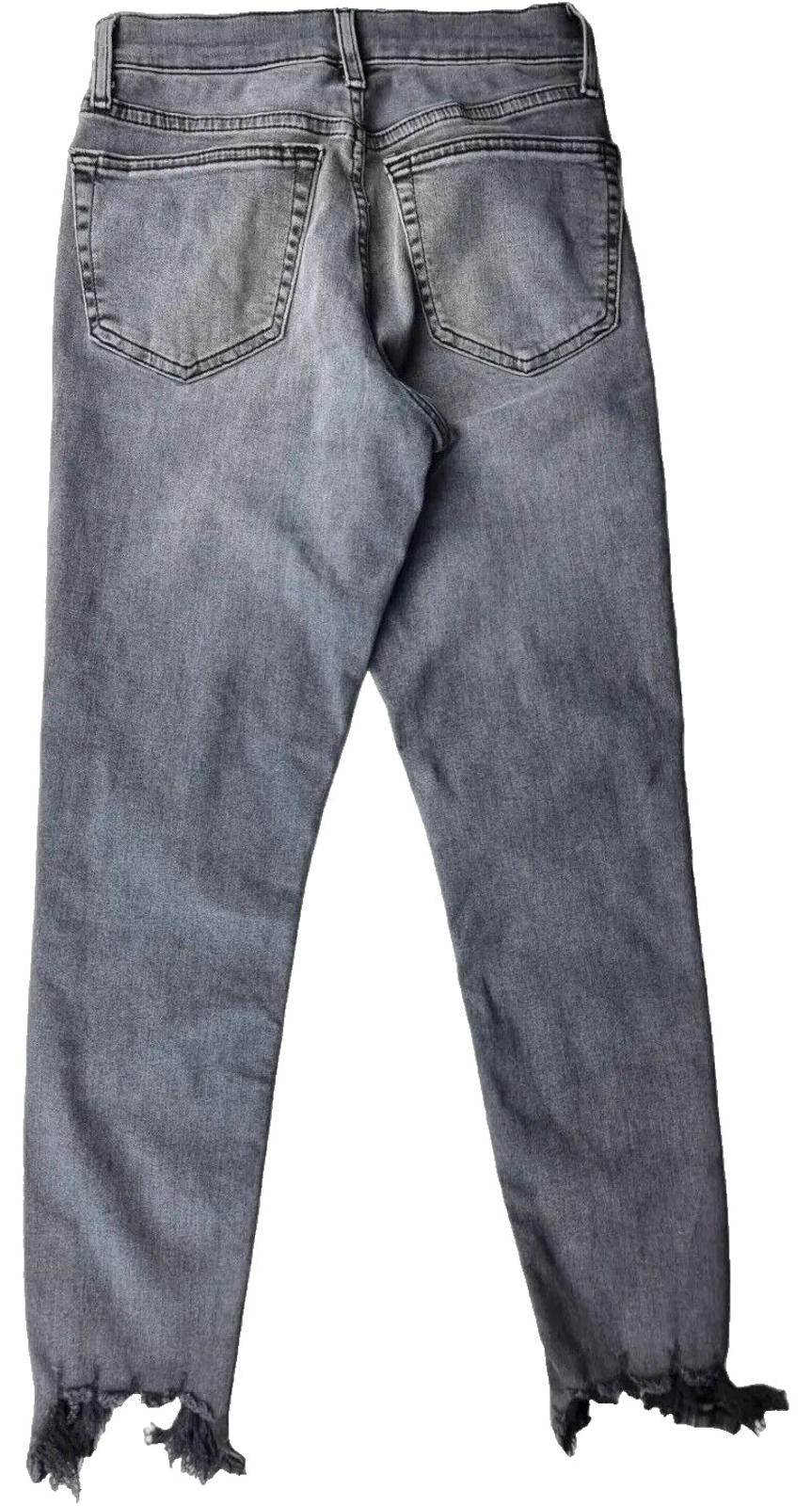 Topshop Jamie Jeans Women's UK Size W26 L28 Grey Denim Petite Ankle Grazer