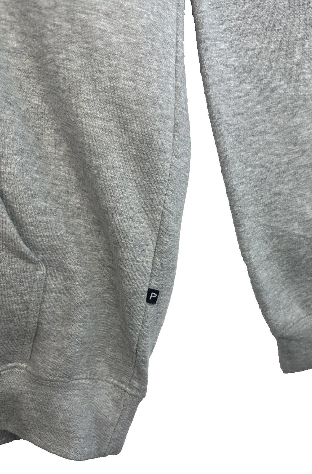 Devils Softball Hoodie Men's UK Size M Grey Hooded Jersey Pocket Drawstring