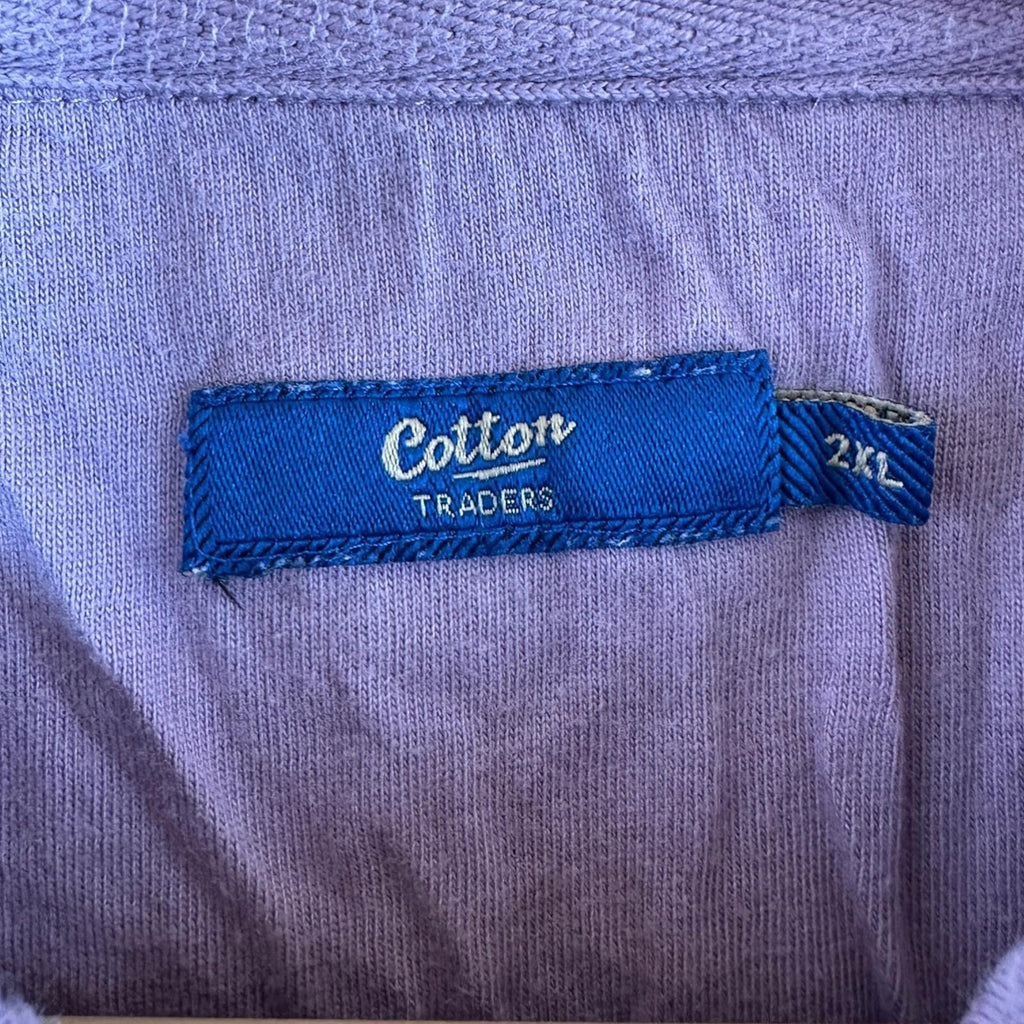 Cotton Traders Polo Shirt Men's UK Size 2XL Pink 100% Cotton Short Sleeve Pocket