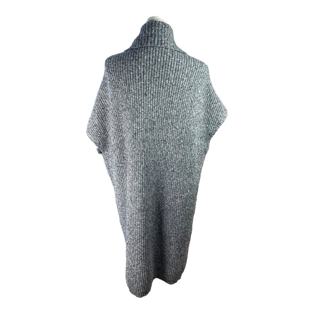 TU Mystery Jane Grey Sleeveless Cardigan Ribbed Women’s UK Size M