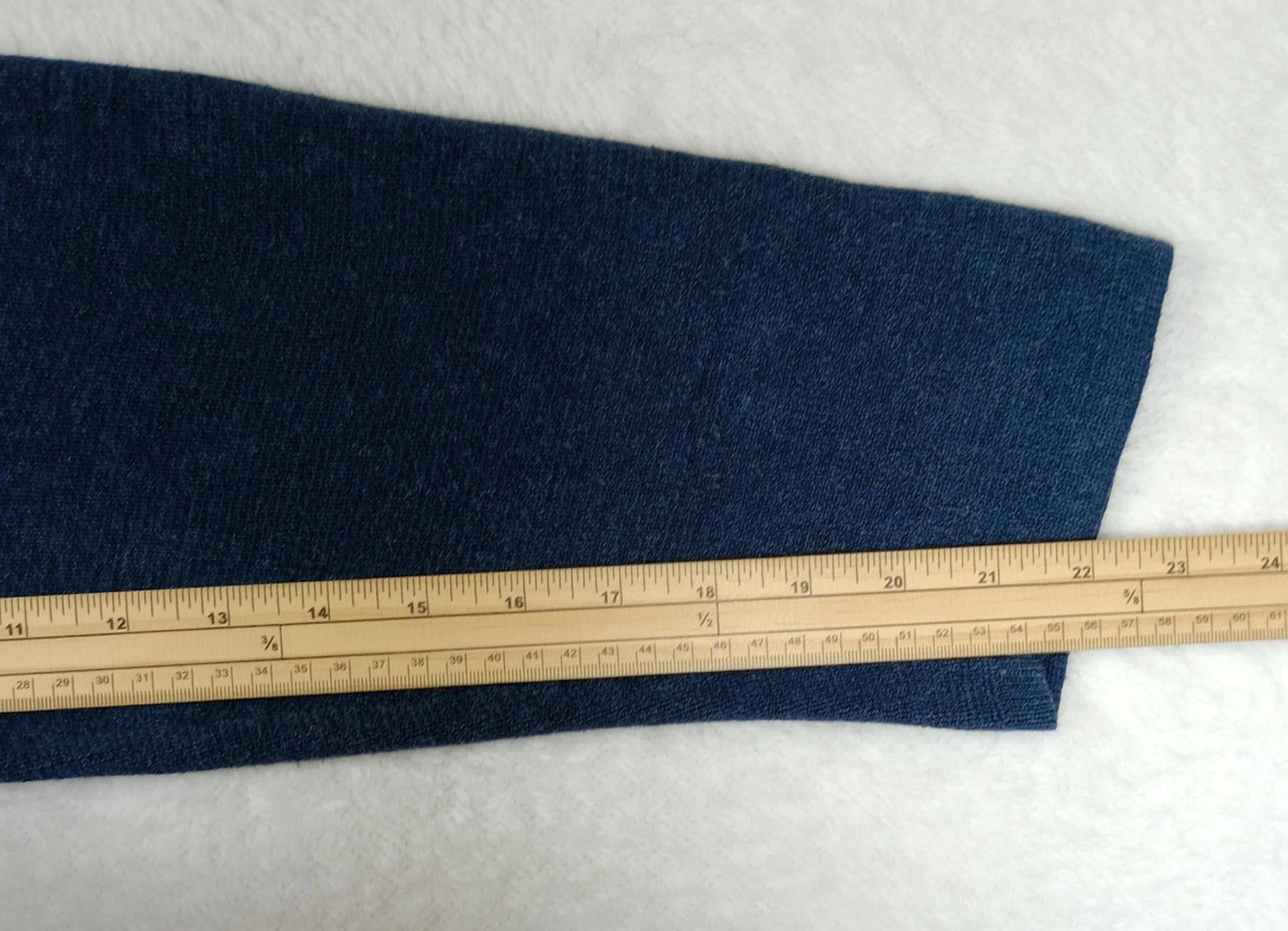 Nautica Knit Jumper Men's UK Size XL Blue Long Sleeve V-Neck Easy Care