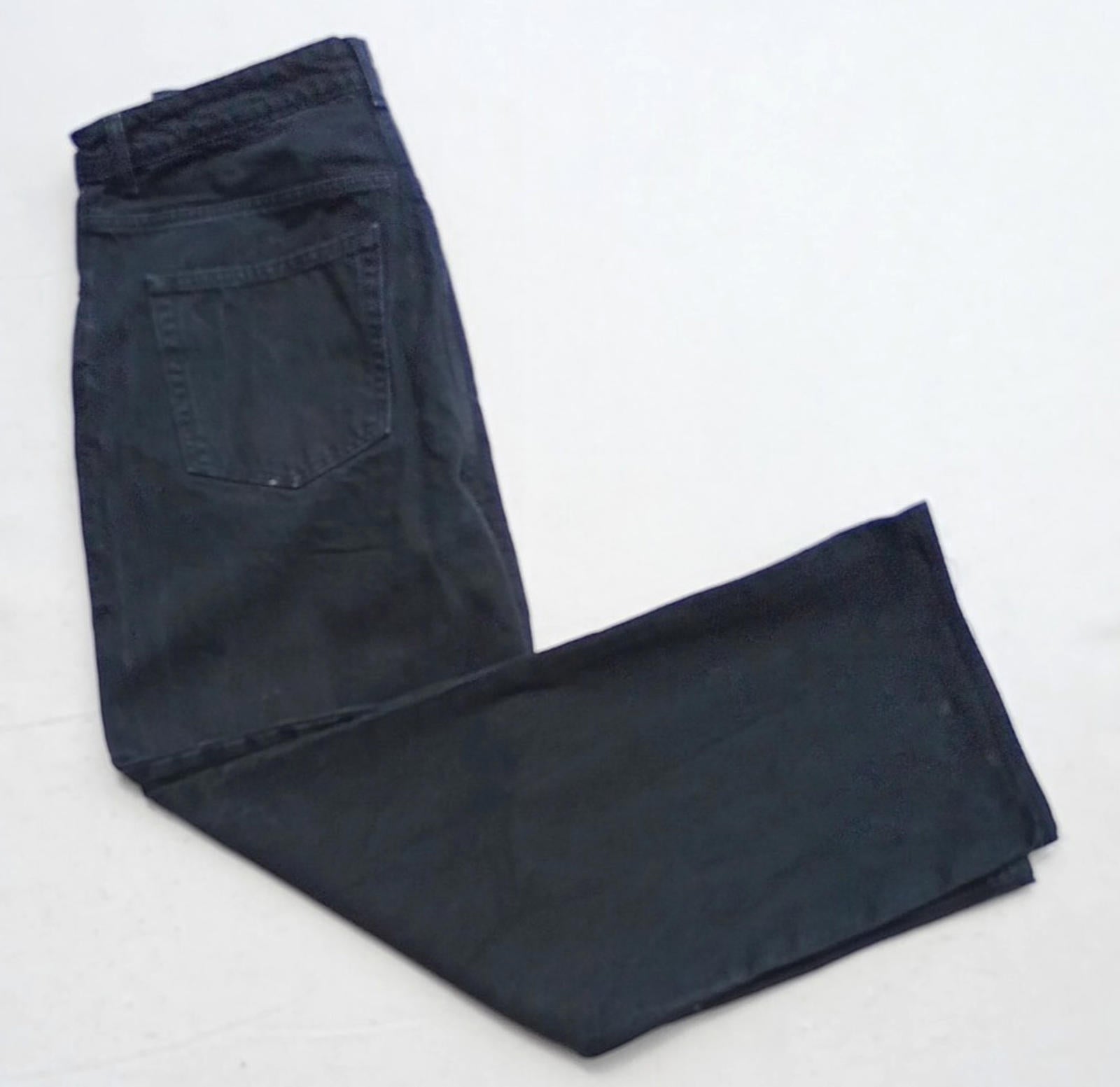 Topshop Jeans Men's UK Size 34" Waist 32" Leg Black 100% Cotton 5 Pocket Design