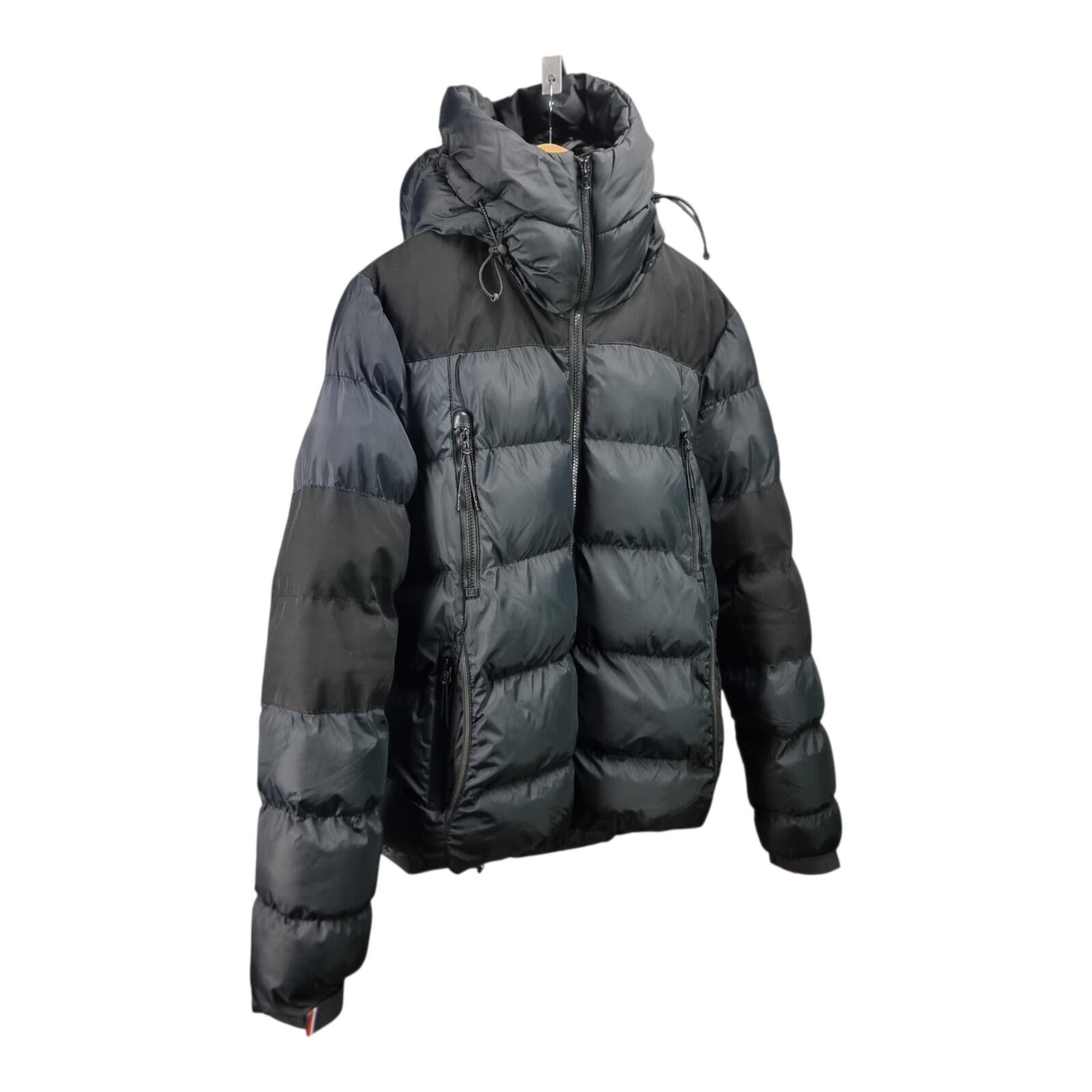 Lorenzo Veratti Puffer Jacket Men's UK Size M Black Windbreaker Down Coat Zip
