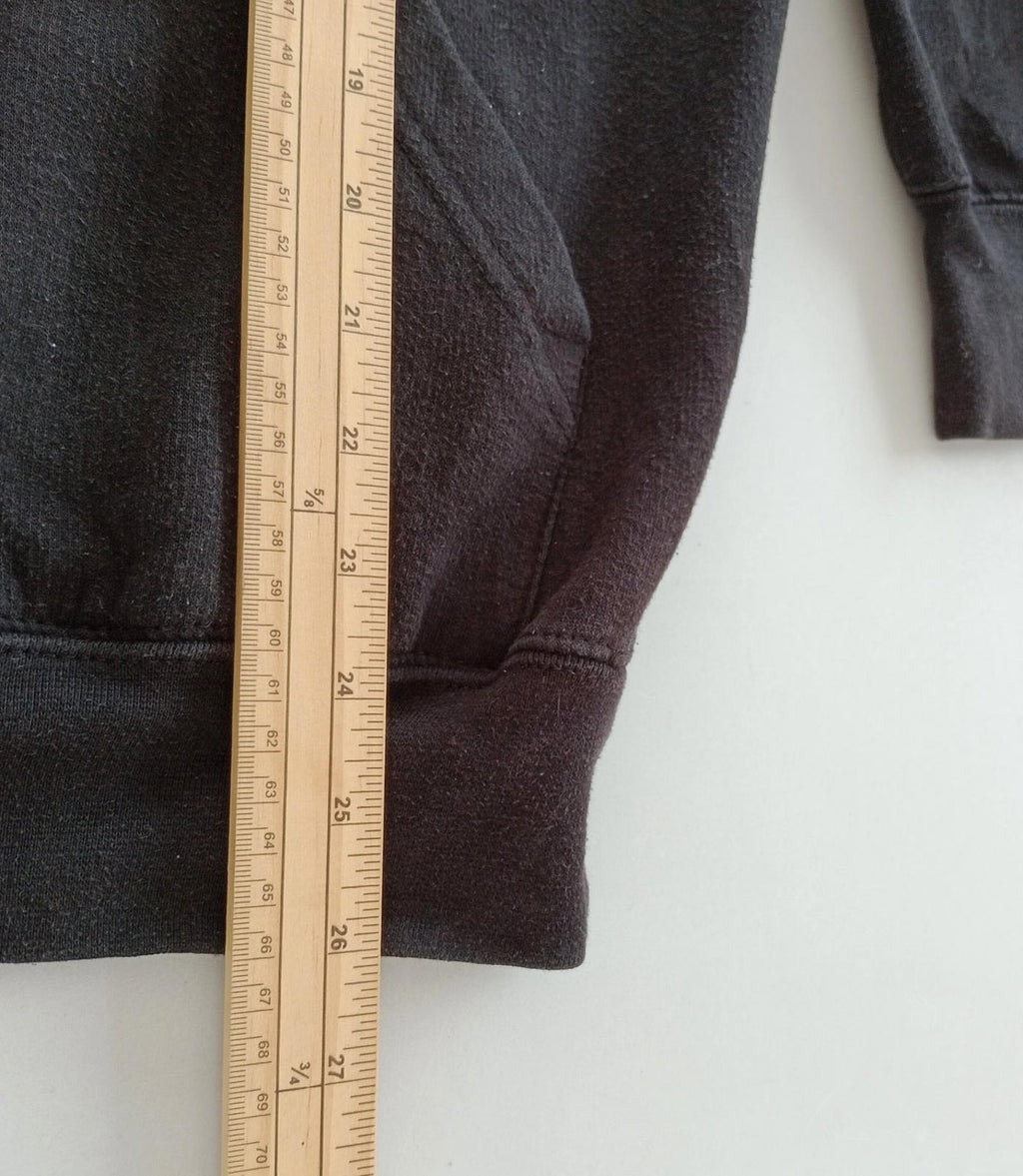 150th Canada Celebration Hoodie Men's UK Size S Black Jersey Hooded Pockets