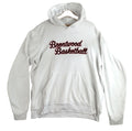 Brentwood Basketball Hoodie Men's Size XL White Jersey Hooded Pockets Sports