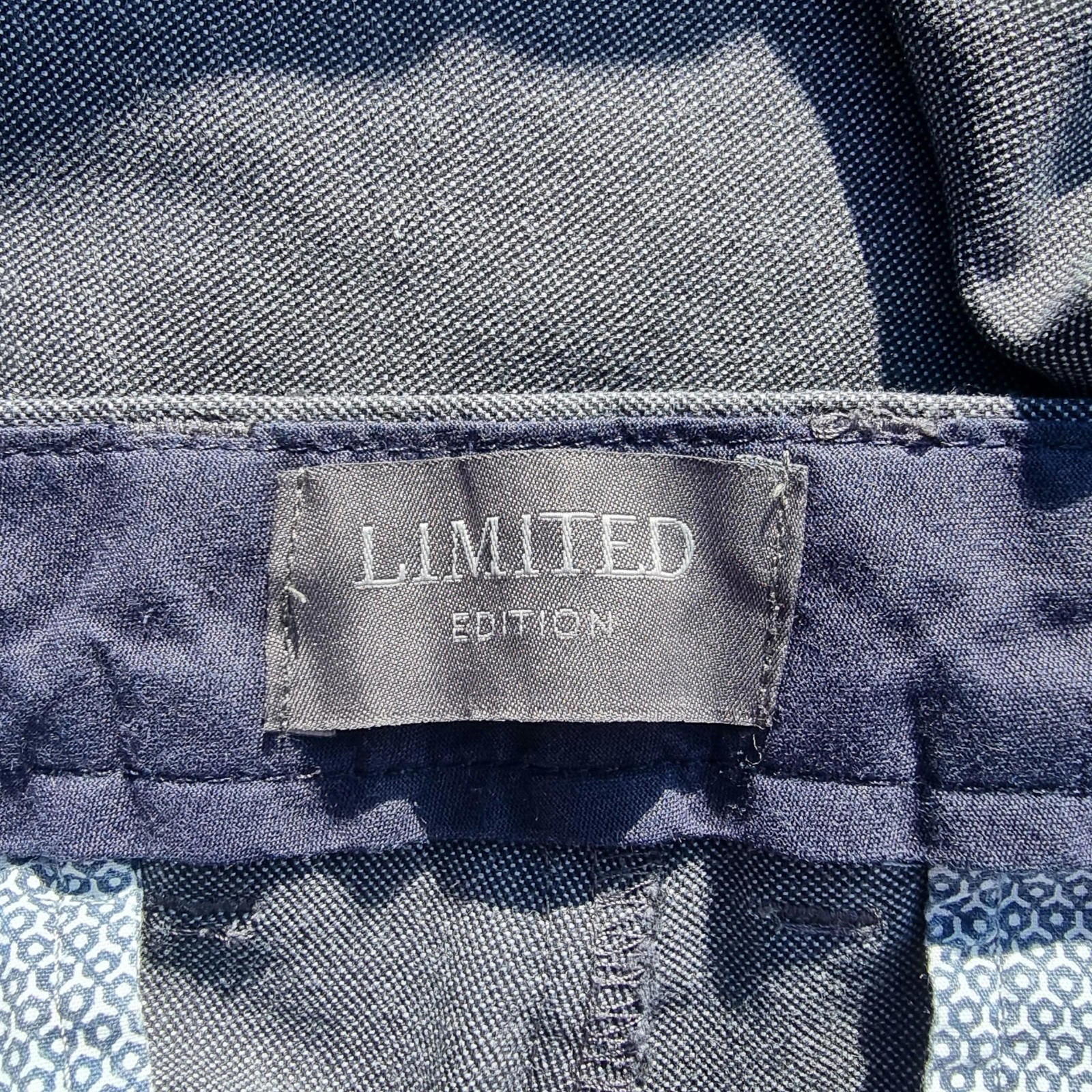 M&S Trousers Men's UK Size 38W 33L Grey Zip Front Zip Pockets Limited Edition