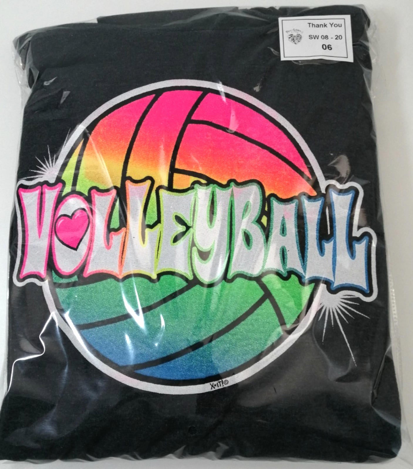 Rainbow Volleyball Hoodie Men's Size M Slate Grey Jersey Hooded Pockets Sports