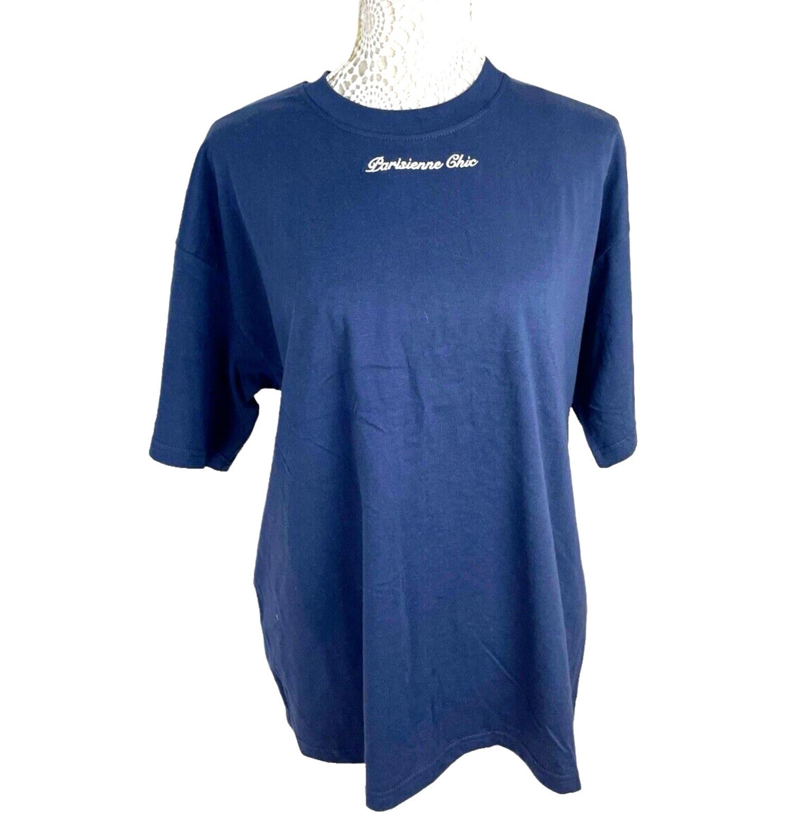 Pretty Little Thing Maternity T-Shirt Blue Women’s UK Size 8