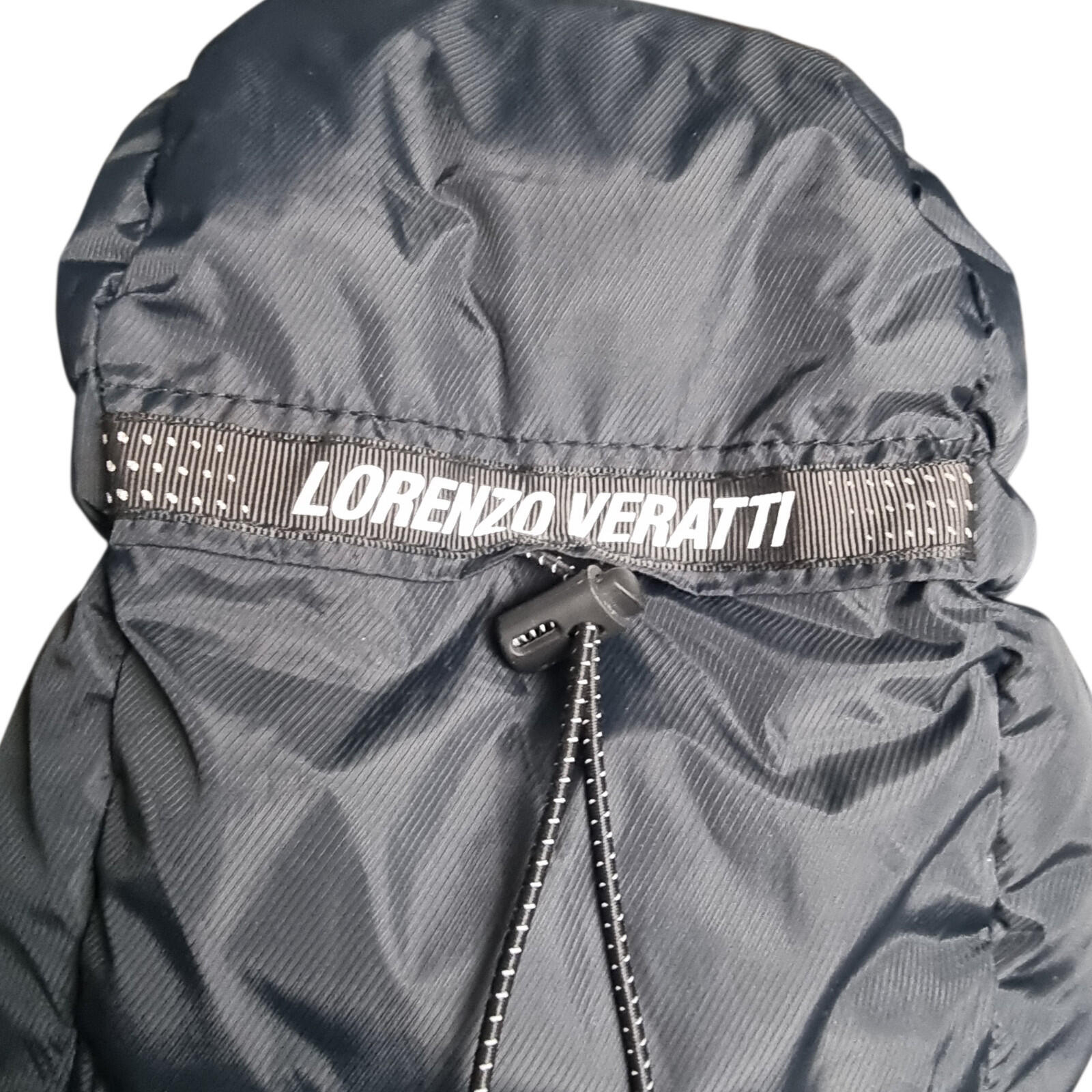 Lorenzo Veratti Puffer Jacket Men's UK Size M Black Windbreaker Down Coat Zip