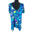 Blue Smock T-Shirt Top Blouse Women’s UK Size L Large