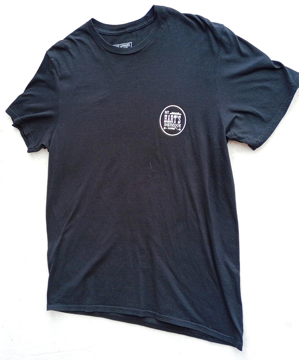 Body By Brisket T-Shirt Men's UK Size L Black Crew Neck BBQ Sauce Graphic Print
