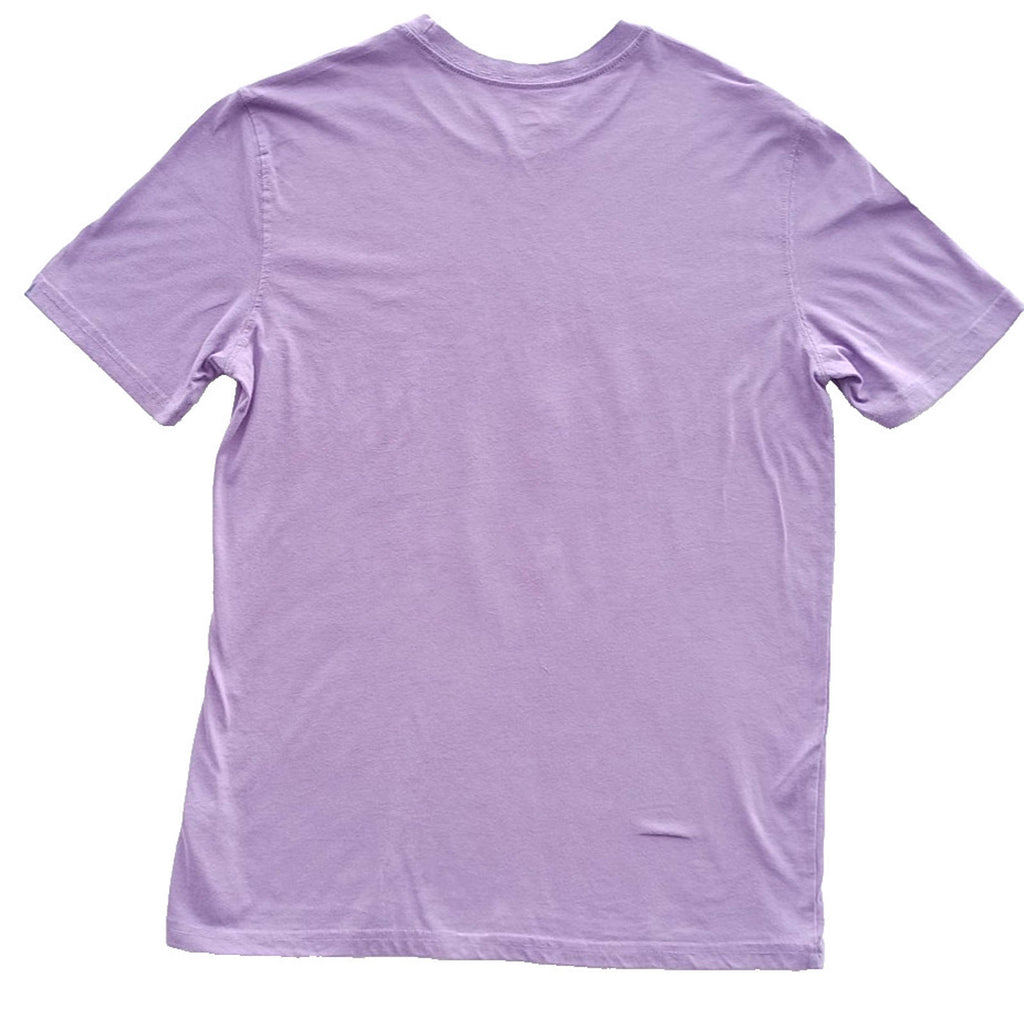 NBA Graphic Print T-Shirt Men's UK Size M Lilac Crew Neck Cotton Rich Lakers