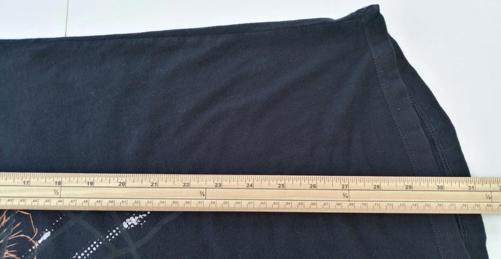 Actual Garbage T-Shirt Men's Size L Black Crew Neck Graphic Print 2023