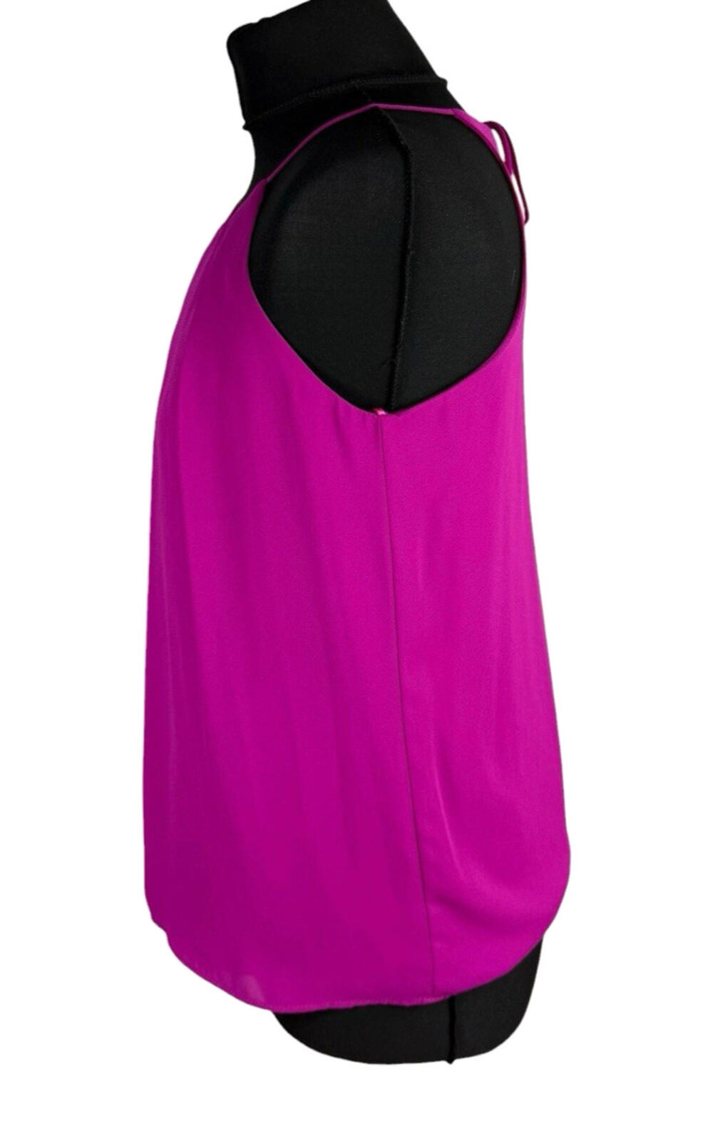 F&F Pleated Camisole Top Women’s UK Size 8 Smocked Sleeveless Bright Pink