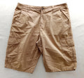 George Chino Shorts Men's UK Size Large Brown 100% Cotton Cargo Pockets