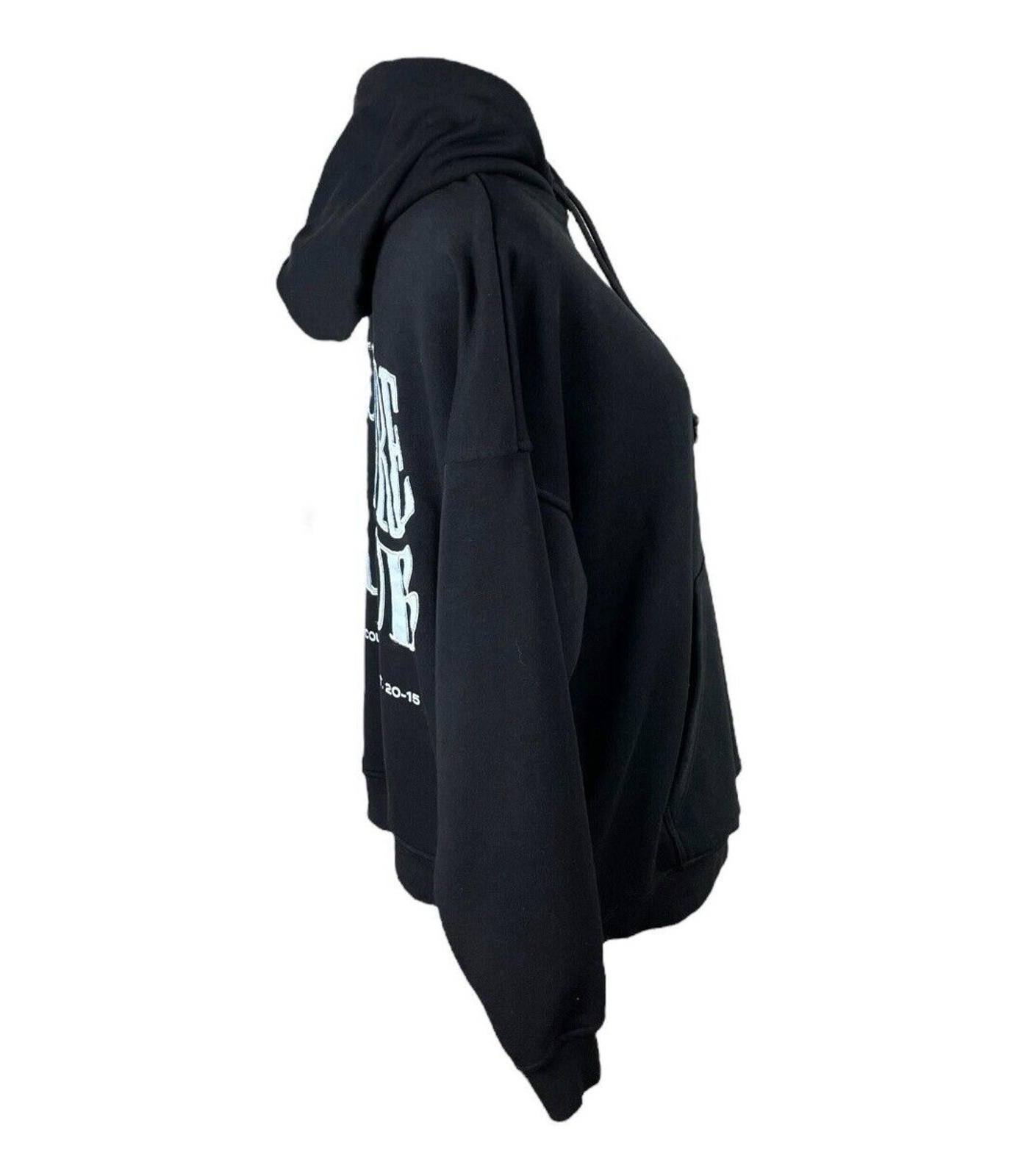 The Couture Club Black Oversized Hoodie Women’s UK Size XXS