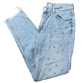 New Look Jeans Diamante Mom Women’s UK Size 12 Straight Leg Tori Blue Denim