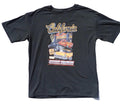 California Graphic Print T-Shirt Men's UK Size S Black Crew Neck 100% Cotton