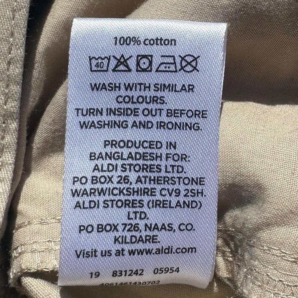 Avenue Shorts Men's UK Size 40" W Beige Cargo 100% Cotton Summer Beach