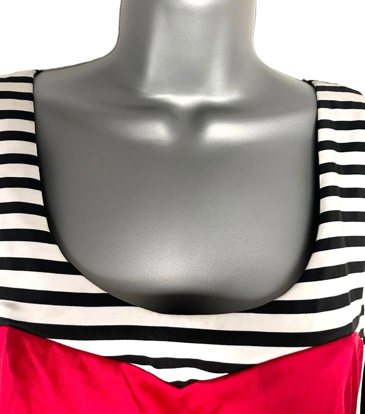 Forever Unique Dress Women’s UK Size 12 Red Layered Ruffle Summer Knee Length