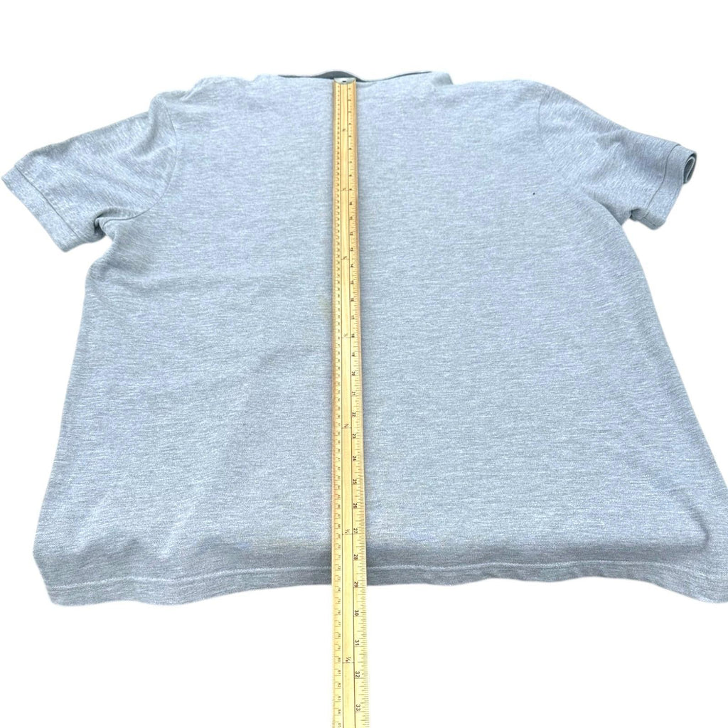 George Polo Shirt Men's UK Size 2XL Grey Short Sleeve Collar Summer