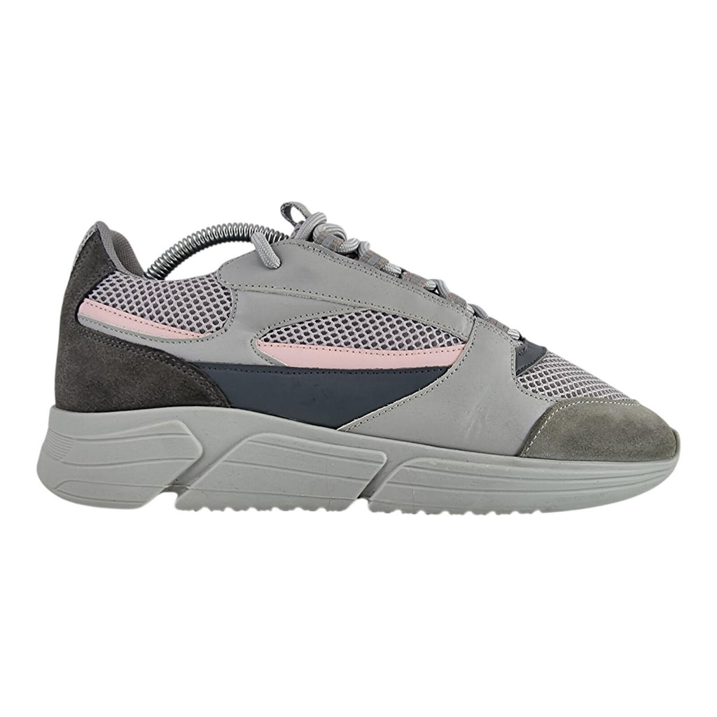 Belier A Sport Runner Trainer Men's UK Size 8 Low Top Grey Pink Sneakers