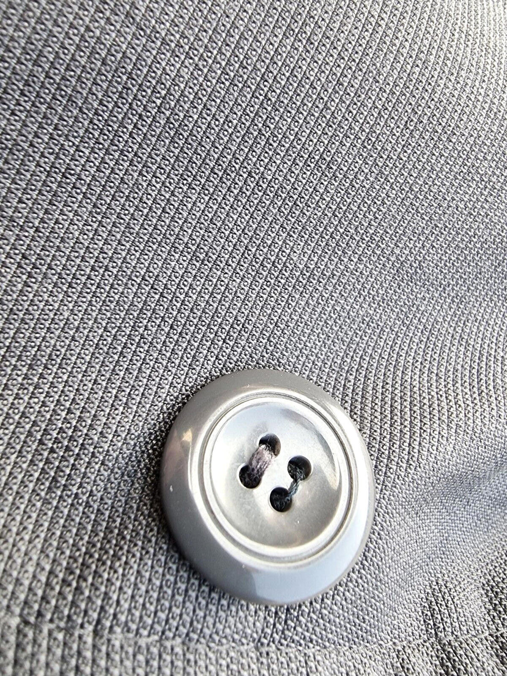 Freeport Coat Men's UK Size Large Grey Jacket Button Front  Collared