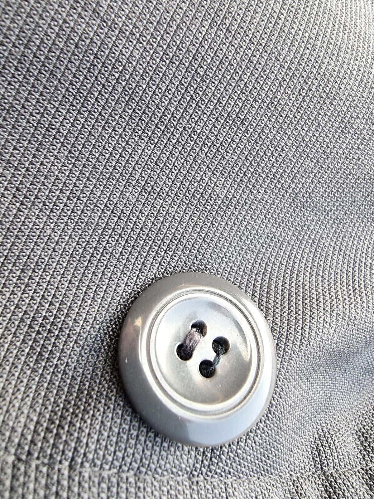 Freeport Coat Men's UK Size Large Grey Jacket Button Front  Collared